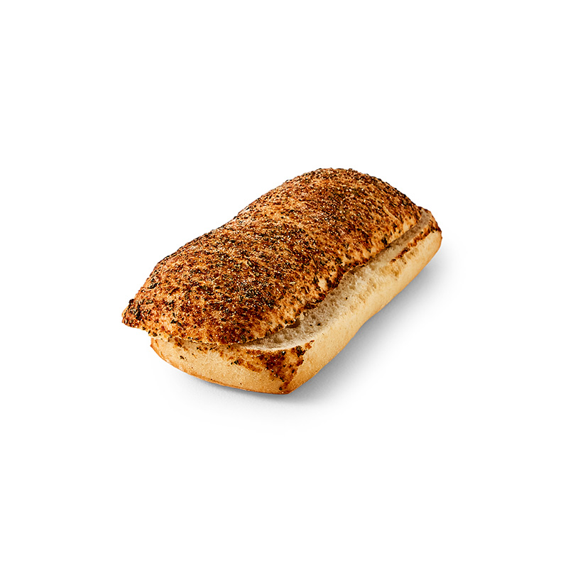 produkt Sandwichbrød med basilikum og tomat
